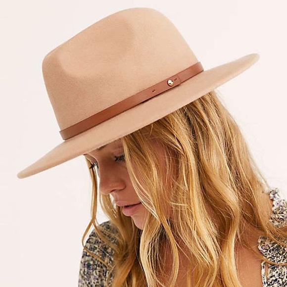 Free People Accessories - Free People Wythe Leather Band Felt Hat
